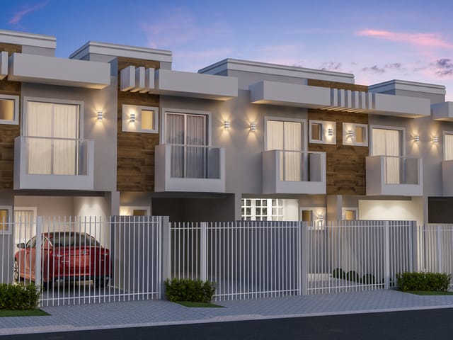 Casa com 86m² 2 quartos e 2 banheiros, à venda, no bairro Oficinas em Ponta Grossa