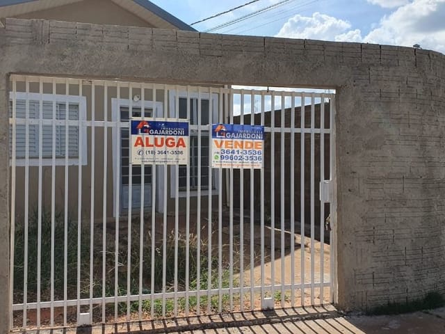 Casa com 184m² 2 quartos e 1 banheiro, à venda, no bairro Residencial Jequitibá em Birigui