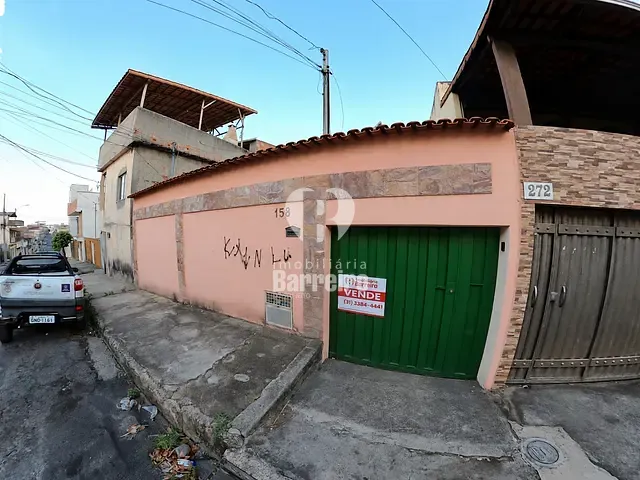 Casa 3 quartos e 1 banheiro, à venda, no bairro Industrial em Contagem