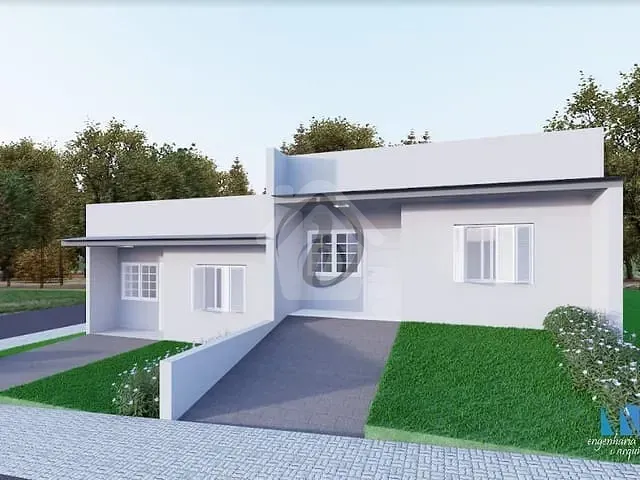 Casa com 60m² 2 quartos e 1 banheiro, à venda, no bairro Canabarro em Teutônia