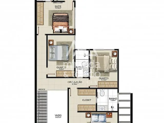 Casa com 200m² 4 quartos e 3 banheiros, à venda, no bairro Praia do Morro em Guarapari