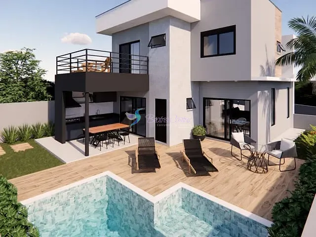 Casa com 295m² 3 quartos e 4 banheiros, à venda, no bairro Chácaras Maringá em Atibaia