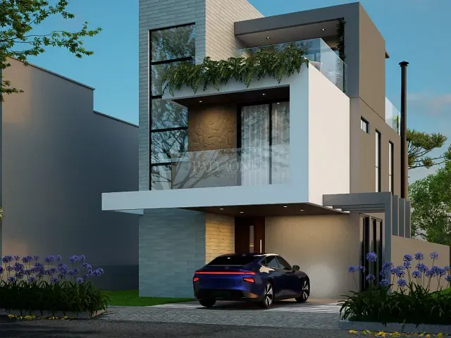 Casa 3 quartos e 3 banheiros, à venda, no bairro Santa Cândida em Curitiba