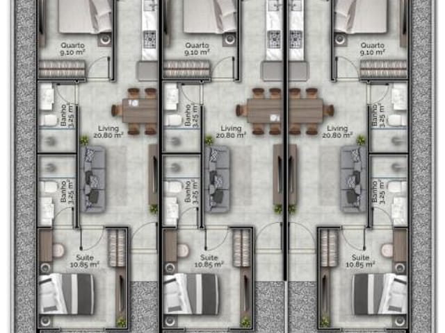 Foto do Casa - Casa à venda 2 Quartos, 1 Suite, 1 Vaga, 67M², Joaia, Tijucas - SC | RESIDENCIAL SAGITARIO II | ATO CONSULTORIA IMOBILIARIA