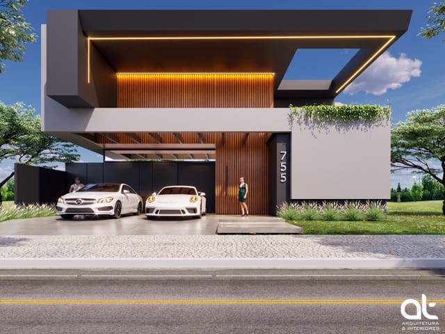Casa com 426m², à venda, no bairro Ecoville em Dourados