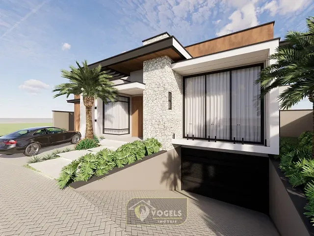 Casa 3 quartos e 5 banheiros, à venda, no bairro Residencial Palm Park III - Flor D'Aldeia em Holambra