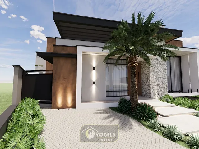 Casa 3 quartos e 5 banheiros, à venda, no bairro Residencial Palm Park III - Flor D'Aldeia em Holambra