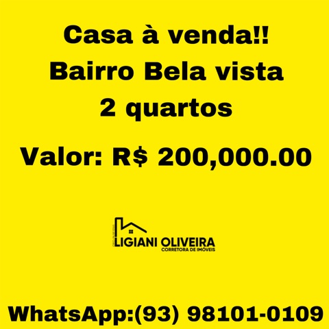 Casa com 792m² 2 quartos e 1 banheiro, à venda, no bairro Bela Vista 4 em Novo Progresso