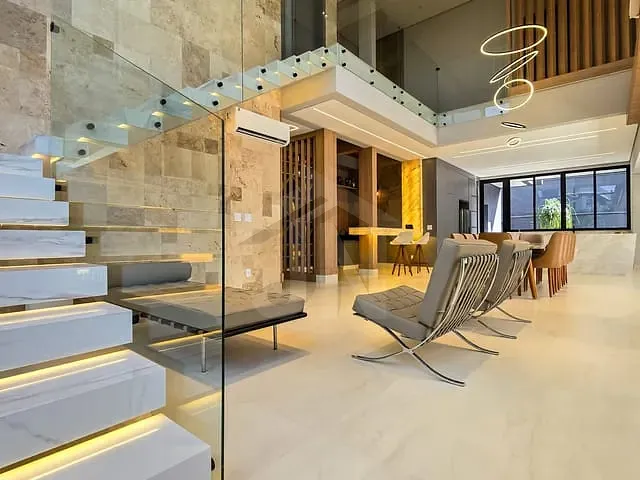 Casa com 700m² 5 quartos e 7 banheiros, à venda, no bairro Residencial e Empresarial Alphaville em Ribeirão Preto