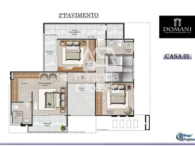 Casa com 190m² 3 quartos e 3 banheiros, à venda, no bairro Itapebussu em Guarapari