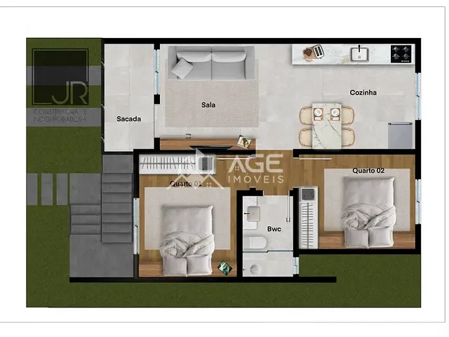 Casa 2 quartos e 1 banheiro, à venda, no bairro Demoliner em Erechim