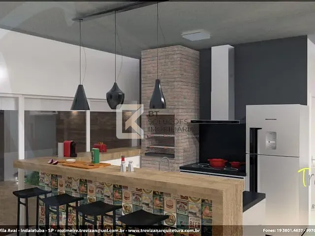 Casa com 300m² 3 quartos e 4 banheiros, à venda, no bairro Jardim Esplanada II em Indaiatuba