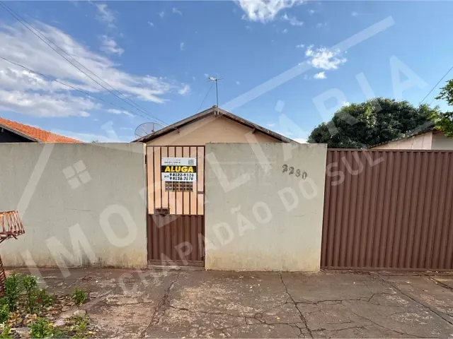 Casa 2 quartos e 1 banheiro, para alugar, no bairro SIBIPIRUNA em Chapadão do Sul