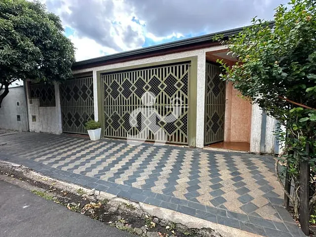 Casa com 315m² 5 quartos e 3 banheiros, à venda, no bairro Jardim Pérola em Santa Bárbara D'Oeste