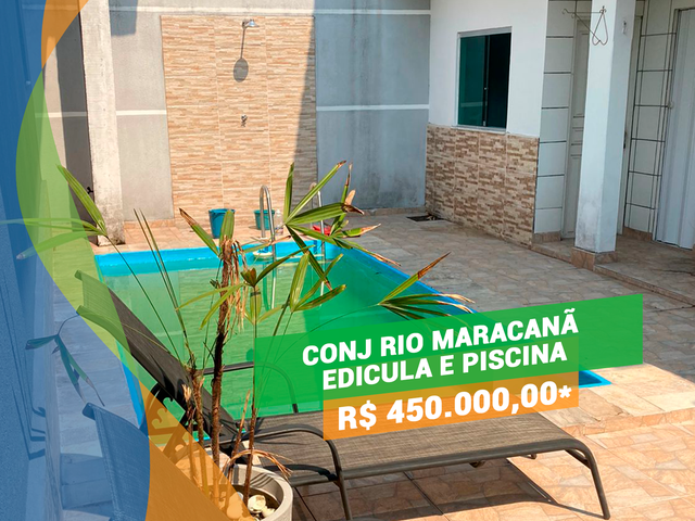 Foto do Casa - Casa Cj. Rio Maracanã  5Qts/1St c/ piscina Flores | Apartamentos Manaus Imobiliária