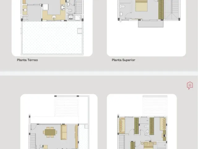 Casa com 97m² 3 quartos e 2 banheiros, à venda, no bairro Nova Palhoça em Palhoça
