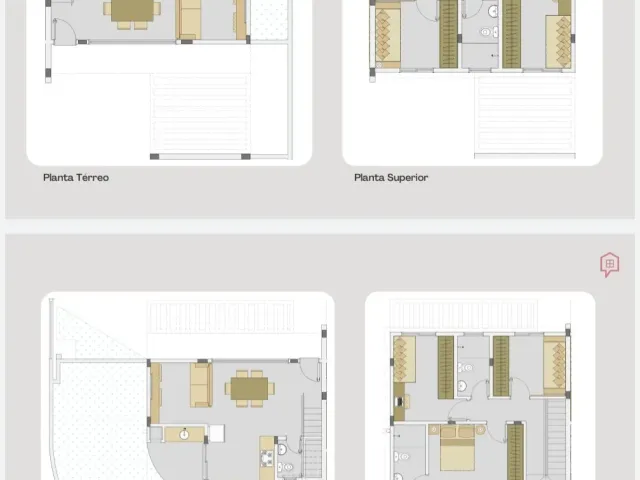 Casa com 97m² 3 quartos e 2 banheiros, à venda, no bairro Nova Palhoça em Palhoça