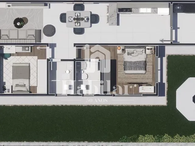 Casa 2 quartos e 2 banheiros, à venda, no bairro Luar da Barra em Barra dos Coqueiros