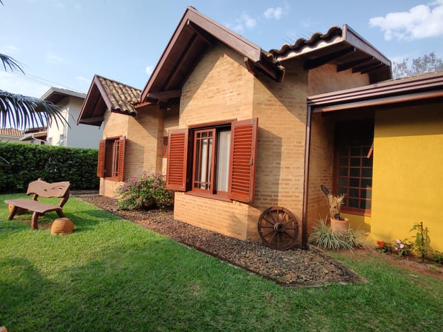 Foto do Casa - Casa à venda no Condominio Palm Park com 4 quartos e amplo jardim em Holambra, SP | Conecte Imóvel