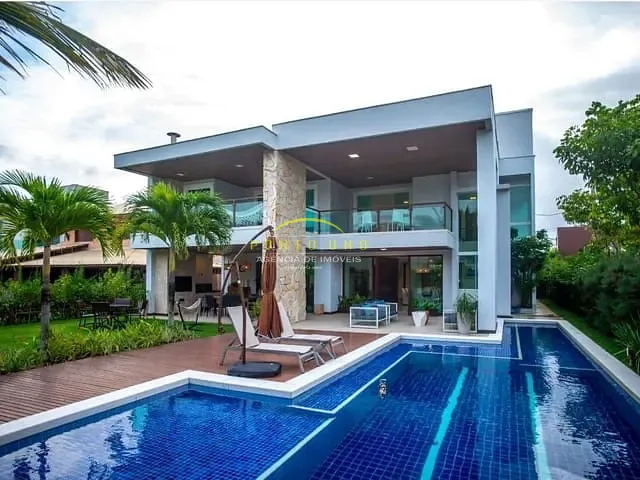 Casa com 600m² 5 quartos e 7 banheiros, à venda, no bairro Guarajuba (Monte Gordo) em Camaçari