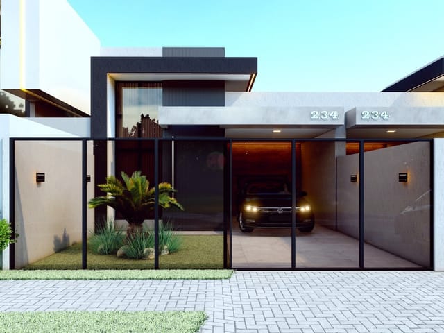 Casa com 243m² 3 quartos e 1 banheiro, à venda, no bairro São Pedro em São José dos Pinhais