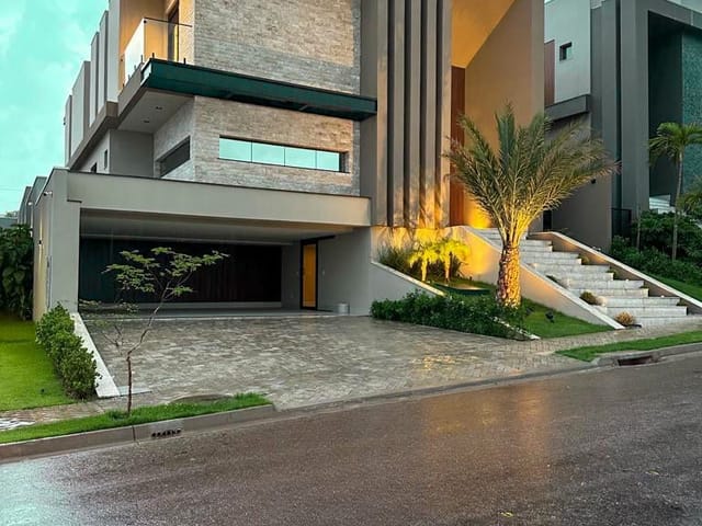 Foto do Casa - Condomínio Villa Jardim: Casa Contemporânea Tríplex à venda, 483m², 5 suítes , nova 2023 - Condomínio Residencial Vila Jardim, Cuiabá, MT | Verticali Imóveis