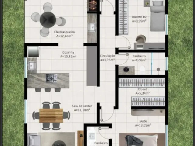 Casa com 360m² 3 quartos e 2 banheiros, à venda, no bairro Vila Becker em Santo Amaro da Imperatriz
