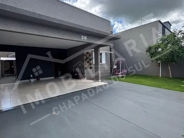 Casa 3 quartos e 2 banheiros, à venda, no bairro FLAMBOYANT em Chapadão do Sul
