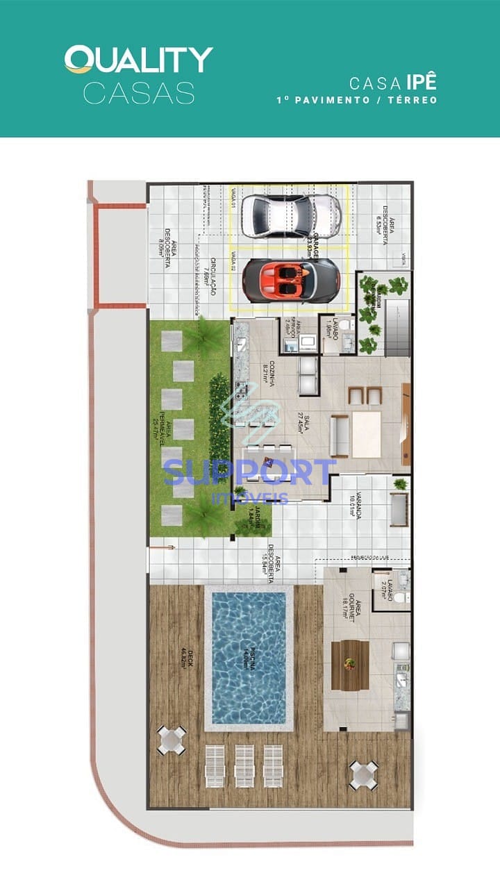 Casa, 3 quartos, 179 m² - Foto 2