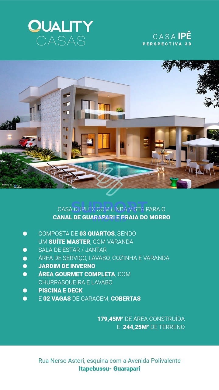 Casa, 3 quartos, 179 m² - Foto 1