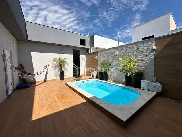 Casa 3 quartos e 3 banheiros, à venda, no bairro Terras de Santa Bárbara em Santa Bárbara D'Oeste
