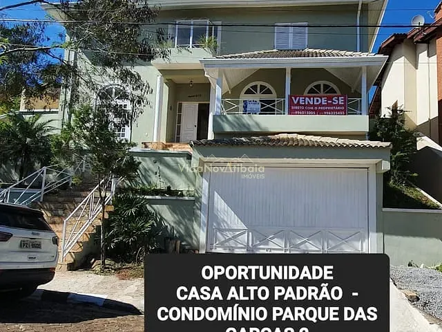 Casa com 660m² 4 quartos e 5 banheiros, à venda, no bairro Estância Parque de Atibaia em Atibaia