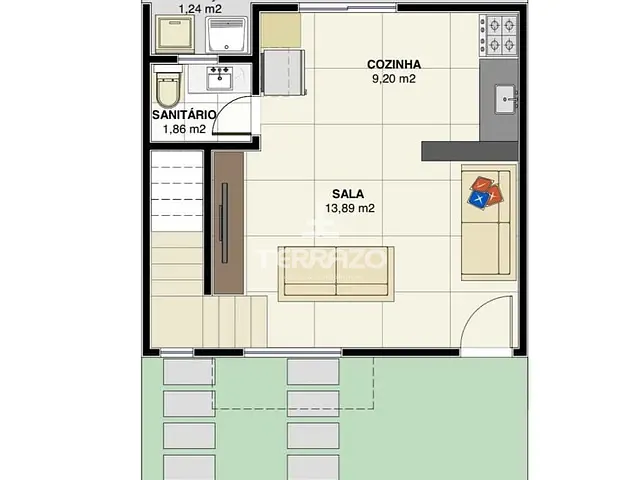 Casa com 90m² 2 quartos e 2 banheiros, à venda, no bairro Santa Rita de Cássia em Barra Mansa