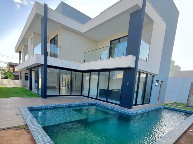 Foto do Casa - Incrível casa no condomínio Alphaville à Venda, localizada em Pium (Distrito Litoral), Parnamirim/RN  -  4 suítes, 7 banheiros, 4 salas, 3 cozinhas | FRANCO EMPREENDIMENTOS