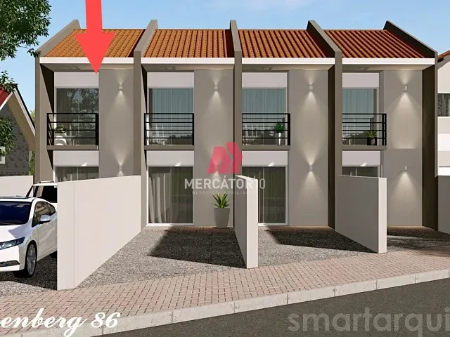 Casa 2 quartos e 2 banheiros, à venda, no bairro Itoupava Central em Blumenau