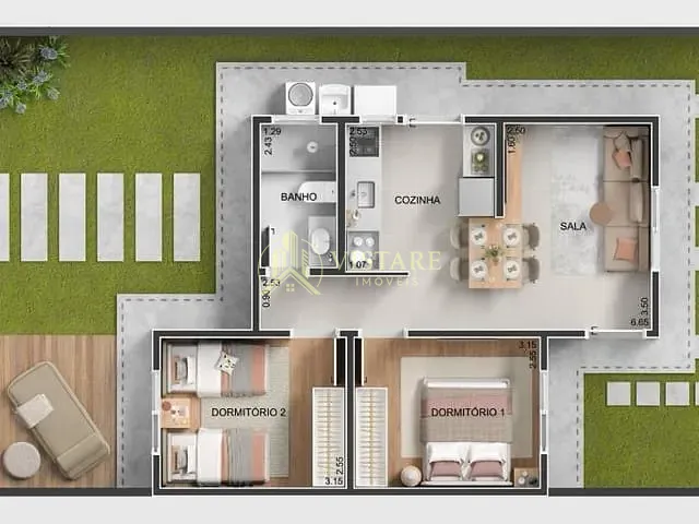 Casa com 160m² 2 quartos e 1 banheiro, à venda, no bairro Glebas Califórnia em Piracicaba