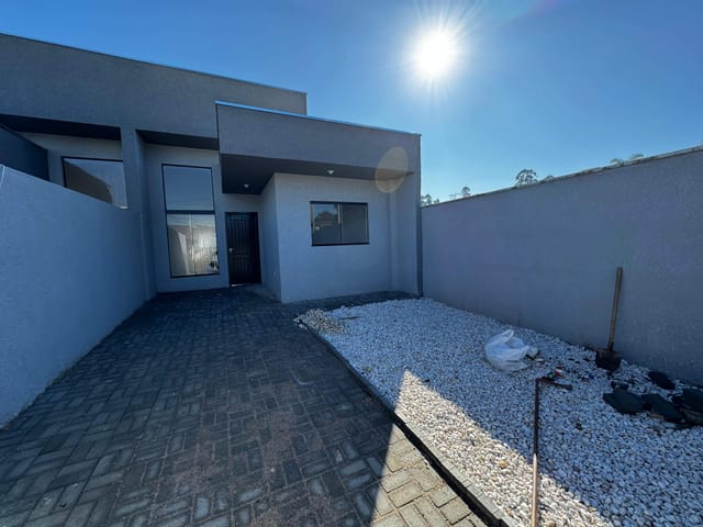 Foto do Casa - Casa ampla com 70 m² com 3 dormitórios, e terreno medindo 180m² à venda no bairro Alto Tarumã, Pinhais, PR | K9 Imóveis