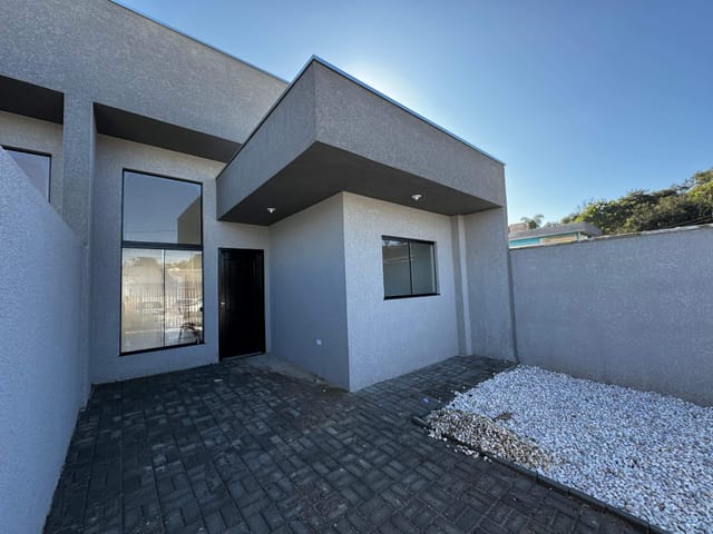 Foto do Casa - Casa ampla com 70 m² com 3 dormitórios, e terreno medindo 180m² à venda no bairro Alto Tarumã, Pinhais, PR | K9 Imóveis