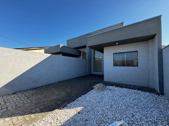 Foto do Casa - Casa ampla com 70 m² com 3 dormitórios, e terreno medindo 180m² à venda no bairro Alto Tarumã, Pinhais, PR | K9 Imóveis