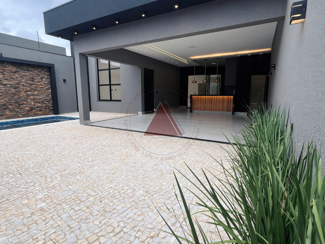 Casa com 297m² 3 quartos e 4 banheiros, à venda, no bairro Jardim Botânico, Residencial Tellini, Esplanada Pimo Meneghetti em Franca