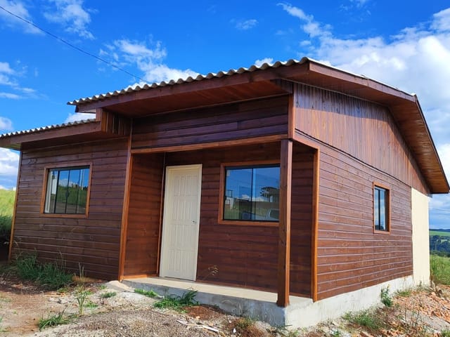 Foto do Casa - Casa à venda com dois quartos a venda no loteamento Caminhos do Alto, Bela vista, Xanxerê, SC | CM Negócios imobiliários