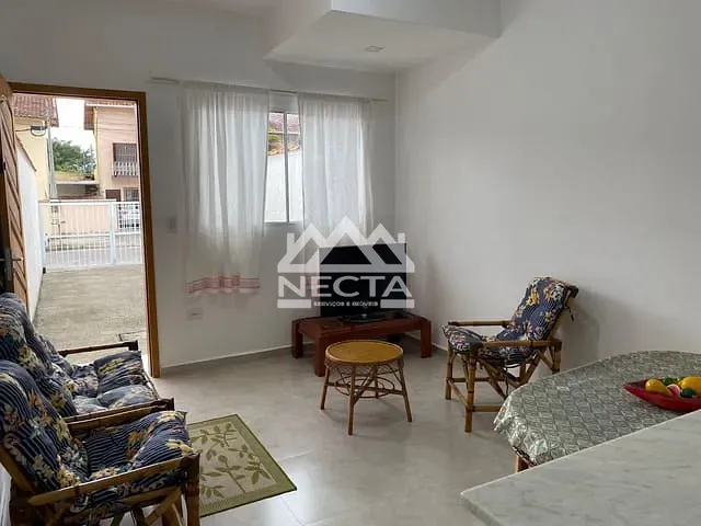 Casa com 76m² 2 quartos e 2 banheiros, para alugar, no bairro Pontal de Santa Marina em Caraguatatuba