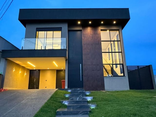 Foto do Casa - Casa com 3 dormitórios à venda, 210 m² por R$ 1.890.000 - Jardins Capri - Senador Canedo/GO | Portfolio Imóveis