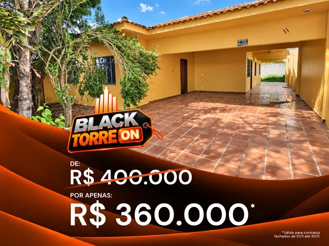BLACK DA TORRE TÁ ON: Casa Térrea À Venda com 4 Quartos, 5 vagas, 360 m² total, Jardim Primavera - Uvaranas, Ponta Grossa.