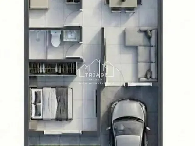 Casa com 120m² 3 quartos e 1 banheiro, à venda, no bairro Costeira em Araucária