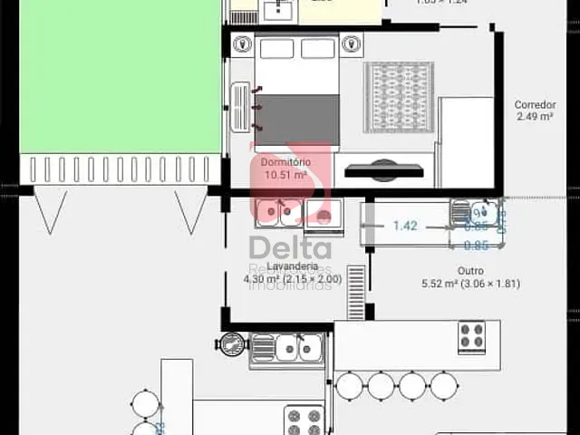 Casa 3 quartos e 1 banheiro, à venda, no bairro Terrazul BA em Pirassununga