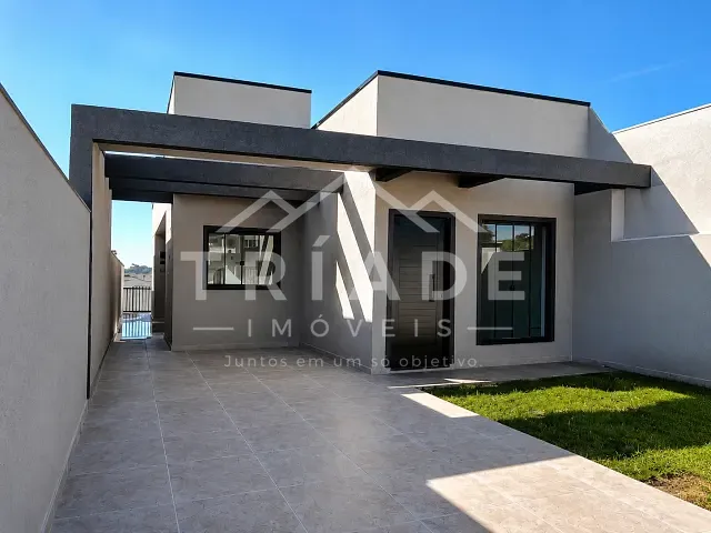 Casa 3 quartos e 1 banheiro, à venda, no bairro Campina da Barra em Araucária