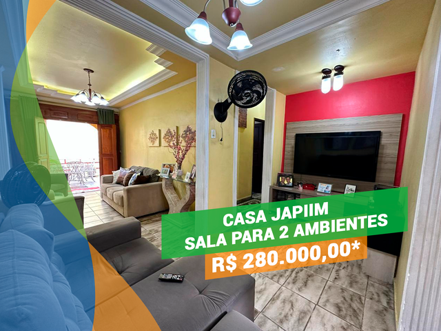 Foto do Casa - Casa de 3Qts semimobiliada no Conj.Japiim | Apartamentos Manaus Imobiliária