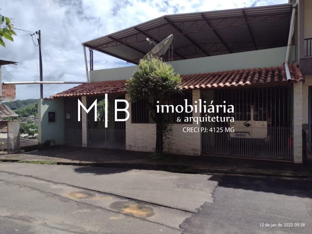 Casa 3 quartos e 2 banheiros, à venda, no bairro CARIJÓS em CATAGUASES