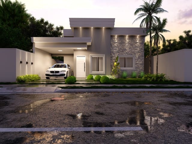 Casa com 250m² 3 quartos e 2 banheiros, à venda, no bairro Residencial Veneza em Nova Mutum